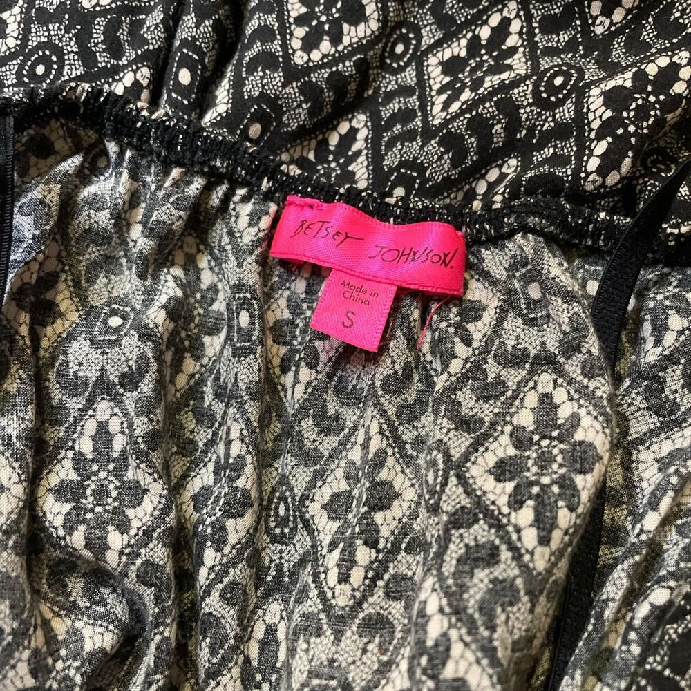 Betsey-johnson Women's Black and White Dress - Picture 7 of 8